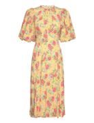 Spring Puffed Dress By Ti Mo Yellow