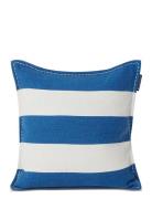 Block Stripe Printed Recycled Cotton Pillow Cover Lexington Home Blue