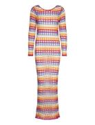 Multi-Coloured Crochet Dress Mango Patterned