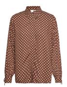 Yasdotti Ls Shirt S. YAS Brown