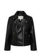 Yasphil 7/8 Leather Jacket YAS Black