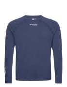 Hmlmt Laze T-Shirt L/S Hummel Blue
