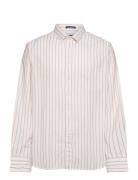 Reg Ut Archive Oxford Stripe Shirt GANT Cream