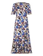 Slkarven Printed Dress Ss Soaked In Luxury Blue