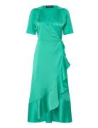 Slkarven Dress Soaked In Luxury Green