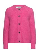 Slflulu Ls Knithort Cardigan Selected Femme Pink