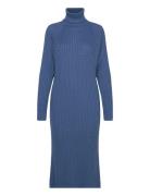 Yasmavi Knit Midi Rollneck Dress S. Noos YAS Blue