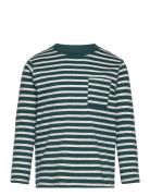 Striped Long Sleeves T-Shirt Mango Green