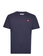 Ace Badge T-Shirt Gots Double A By Wood Wood Navy