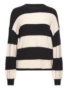 Onlatia L/S Stripe Pullover Knt ONLY Black