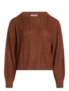 Trendy Knit Pullover Sirup Copenhagen Brown