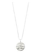 Heat Recycled Coin Necklace Pilgrim Silver