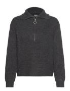 Onlbaker L/S Zip Pullover Knt Noos ONLY Black