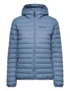 W Down Liner Hood Jacket-Shallow Peak Performance Blue