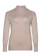 Carvenice Life Ls Roll Pullover Noos ONLY Carmakoma Beige
