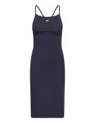 Tjw Xs Badge Tie Back Midi Dress Tommy Jeans Navy