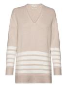 Knit Striped Tom Tailor Beige