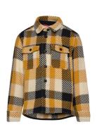 Checkered Loose Fit Shirt - Gots/Ve Knowledge Cotton Apparel Yellow