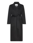 Belted Double Face Coat IVY OAK Black