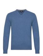 Lambswool V Neck Hackett London Blue