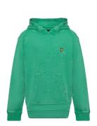 Over D Acid Wash Lb Oth Hoodie Lyle & Scott Junior Green