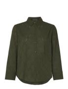 Slwillie Shirt Ls Soaked In Luxury Green
