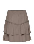 D6Chia Eyelet Mini Skirt Dante6 Grey