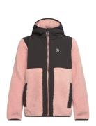 Teddy Fleece Jacket - W. Hood Color Kids Pink