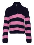 Kognewbella Nicoya L/S Zip Pullover Knt Kids Only Patterned