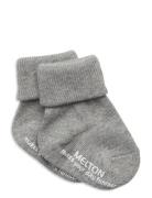 Cotton Socks - Anti-Slip Melton Grey