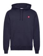 Ash Hoodie Gots Double A By Wood Wood Navy