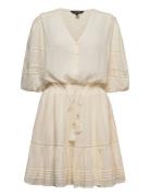 Cotton Crinkle-Dress Lauren Ralph Lauren Cream