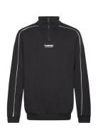 Hmllgc Wesley Half Zip Sweatshirt Hummel Black