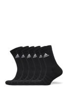 Cushi D Sportswear Crew Socks 6 Pair Pack Adidas Performance Black