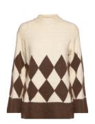 Objperla Geromia Knit Pullover 128 Object Beige