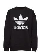 Trefoil Crew Sweatshirt Adidas Originals Black