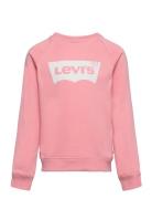 Levi's® Key Item Logo Crewneck Long Sleeve Tee Levi's Pink
