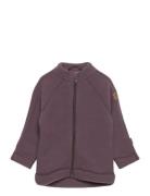 Wool Baby Jacket Mikk-line Purple