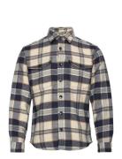 Slhmason-Pablo Check Overshirt Selected Homme Cream