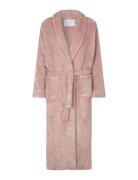 Long Fleece Robe Rosemunde Pink