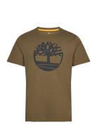 Kennebec River Tree Logo Short Sleeve Tee Dark Olive Timberland Green