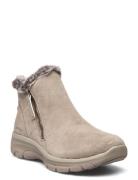 Womens Relaxed Fit Easy Going - High Zip Skechers Beige