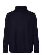 Curved Turtleneck Davida Cashmere Navy