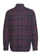 Ls Heavy Flannel Check Timberland Navy