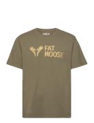 Fm Logo Organic Tee Fat Moose Khaki