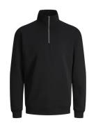 Jjebradley Sweat Half Zip Noos Jack & J S Black