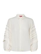 Women Blouses Woven Long Sleeve Esprit Collection White