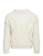 Vmblueberry Ls Pullover Ga Girl Noos Vero Moda Girl Cream