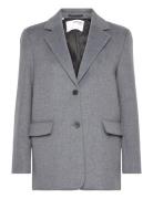 Slfsasja Wool Blazer B Selected Femme Grey