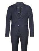 Bs Napa Slim Fit Suit Set Bruun & Stengade Navy